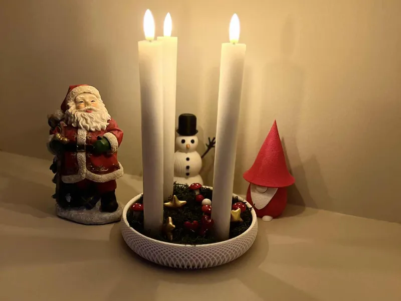 Modern Christmas Advent Bowl