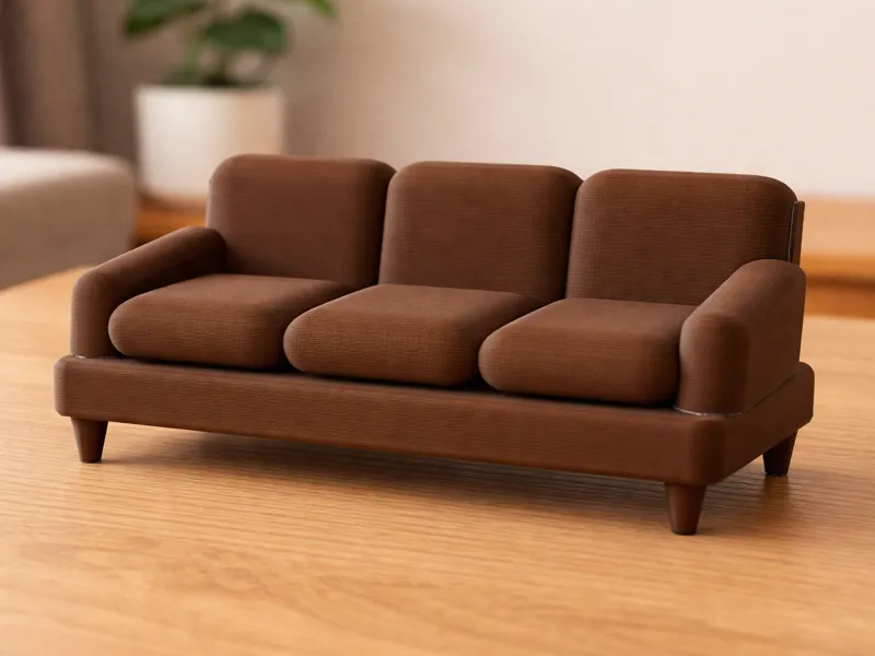 Leather Couch Sofa 
