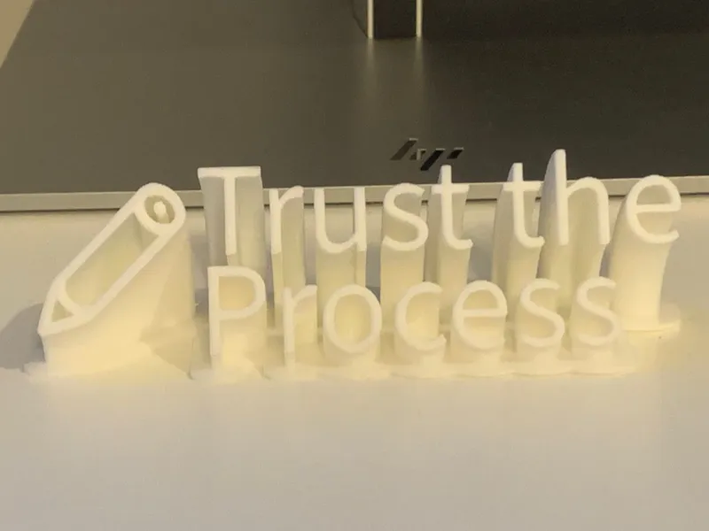 Trust the Process sign