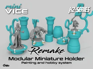 miniVICE X2-Series - Modular mini painting handle