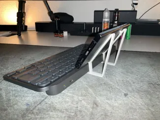 Tablet and Smartphone Holder for MX Keys Keyboard