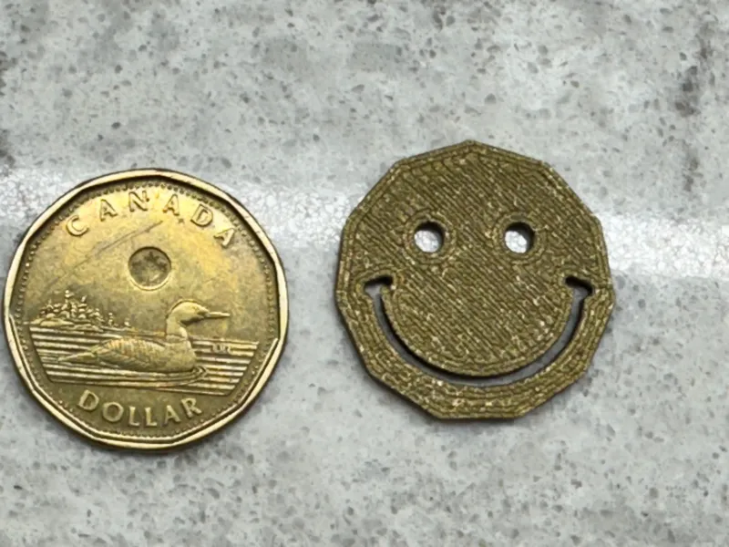 Happy Loonie SHopping Cart Coin