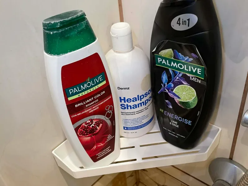 Shower shelf