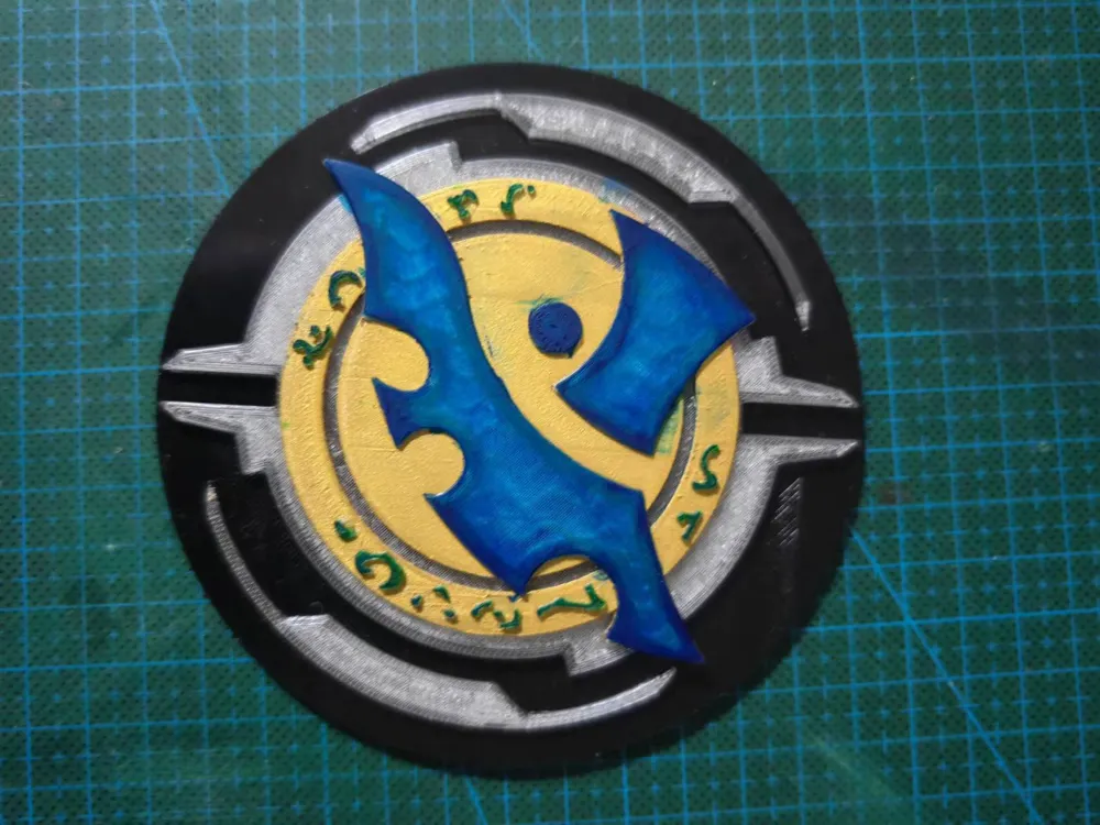StarCraft Protoss logo car sticker - Free 3D Print Model - MakerWorld
