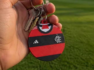 Flamengo Jersey Keychain Chaveiro