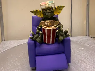 Stripe and Gizmo Los gremlins , esculpture. 1984
