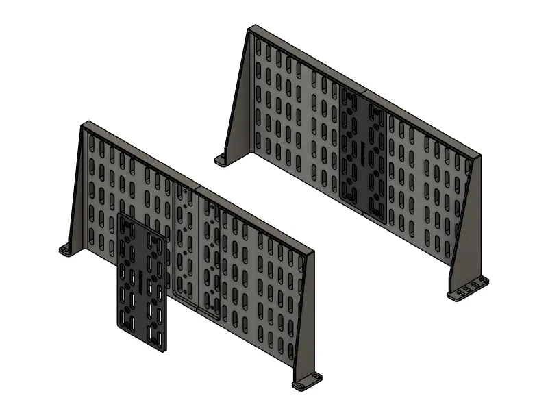 Estante o repisa: 19-inch Rack Shelf. Referencia del modelo original.