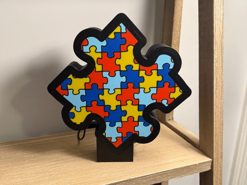 Autism Puzzle Light Box