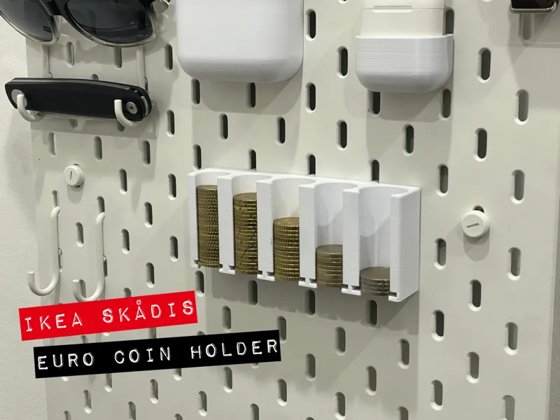 IKEA SKÅDIS Holder for Euro Coins