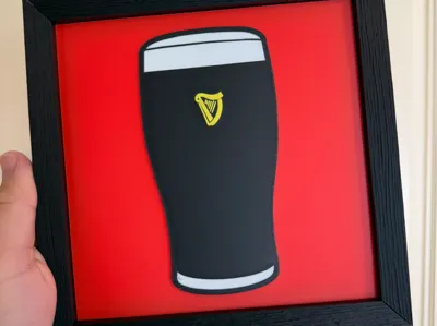 Guinness Glass Plaque / Sign
