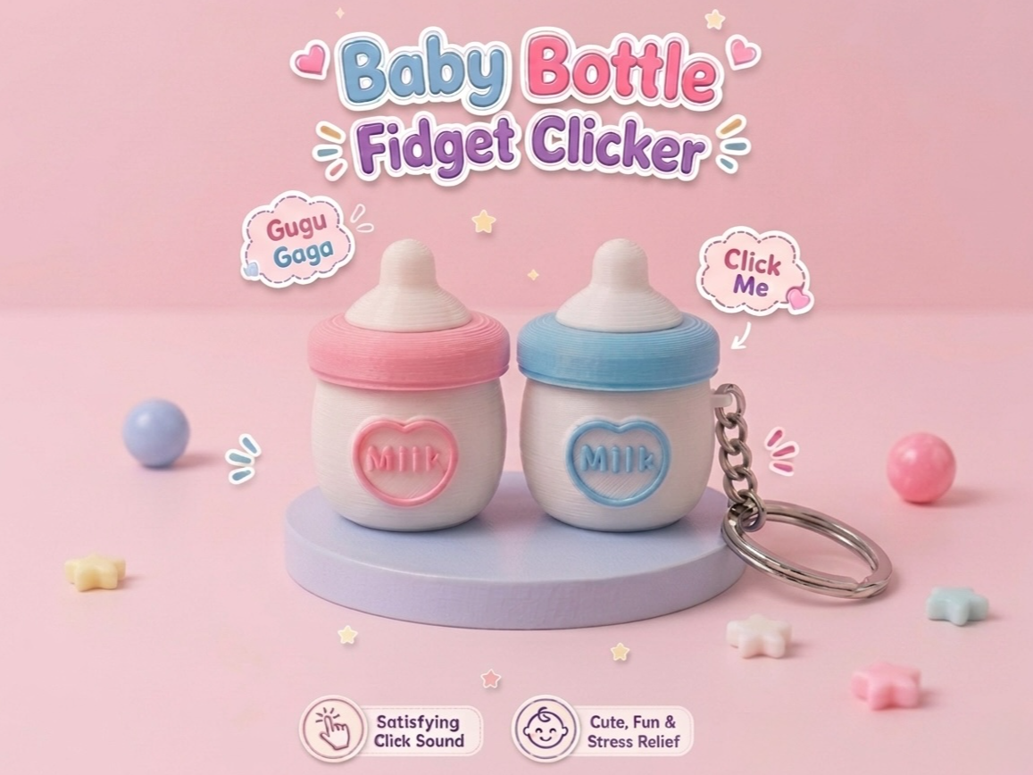 Baby Bottle Fidget Clicker