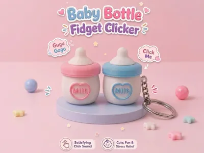 Baby Bottle Fidget Clicker
