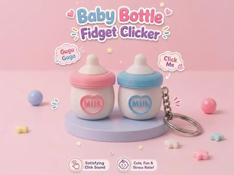 Baby Bottle Fidget Clicker