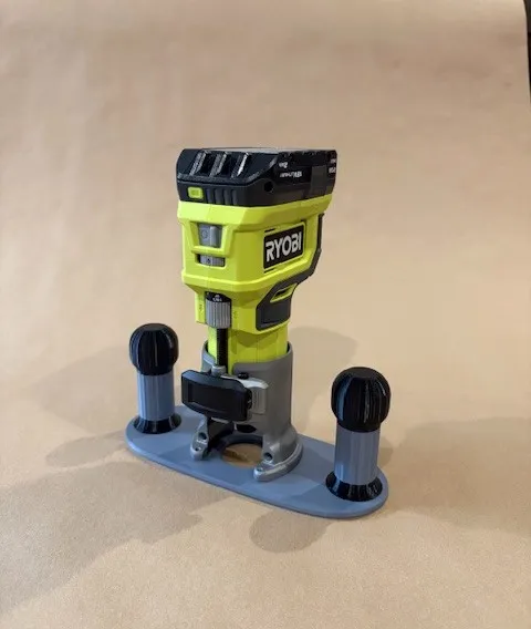 Ryobi Router Sub Base Ryobi Router Base by Grump Bucket MakerWorld: Download Free 3D Models
