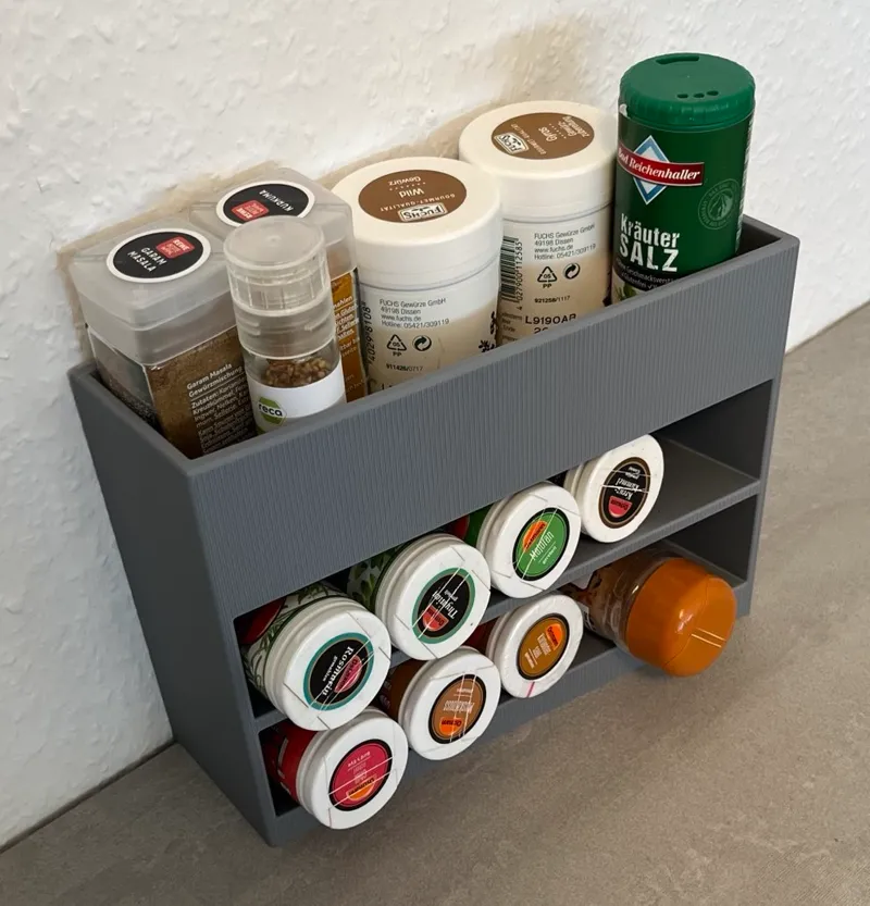 Praktisches Gewürzregal für Küchenschrank