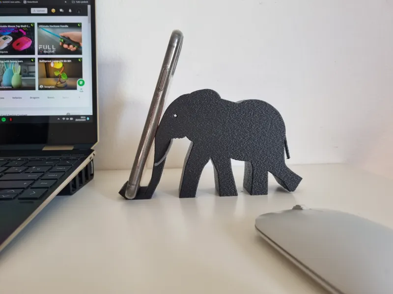 Elephant phone holder