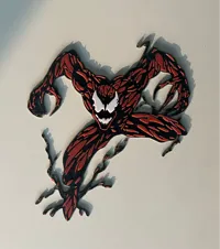 Décoration murale 2D Carnage façon comics (sans AMS) — photo 3