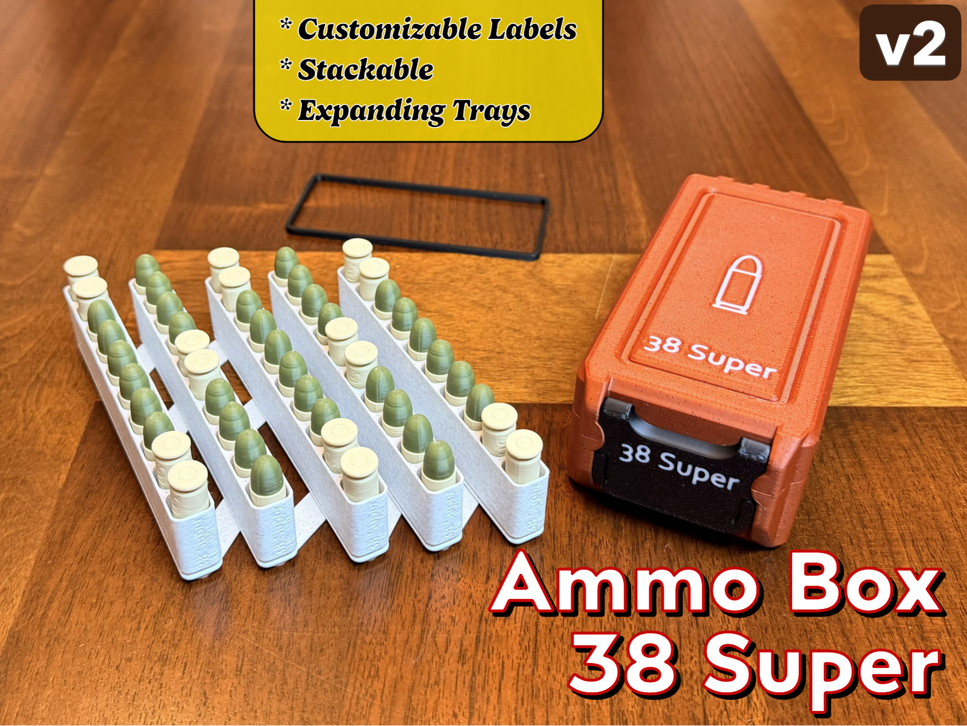 38 Super Ammo Box + Expanding Tray