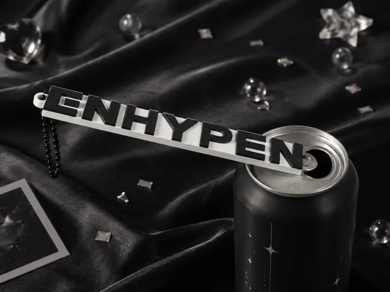 Enhypen Logo Can Opener/Nail Saver Keychains