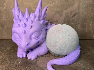 Echo Dot Holder Dragon