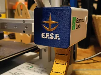 A1 A1mini Gundam E.F.S.F inspired faceplate