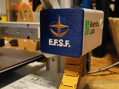 A1 A1mini Gundam E.F.S.F inspired faceplate 