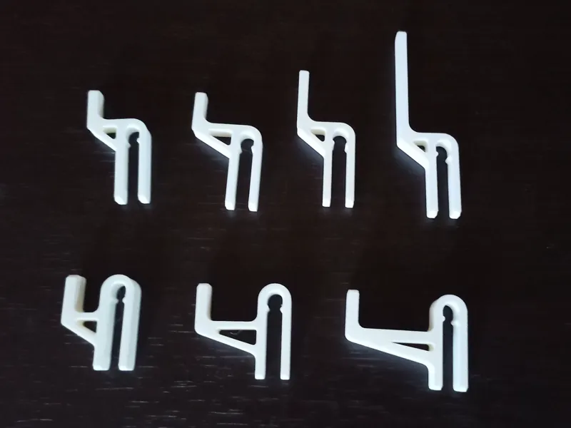 スチールラック用フック 厚さ(7.5mm)