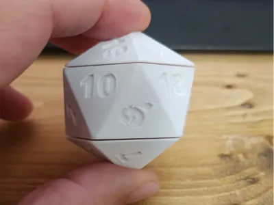 D20 Dice Fidget Spinner