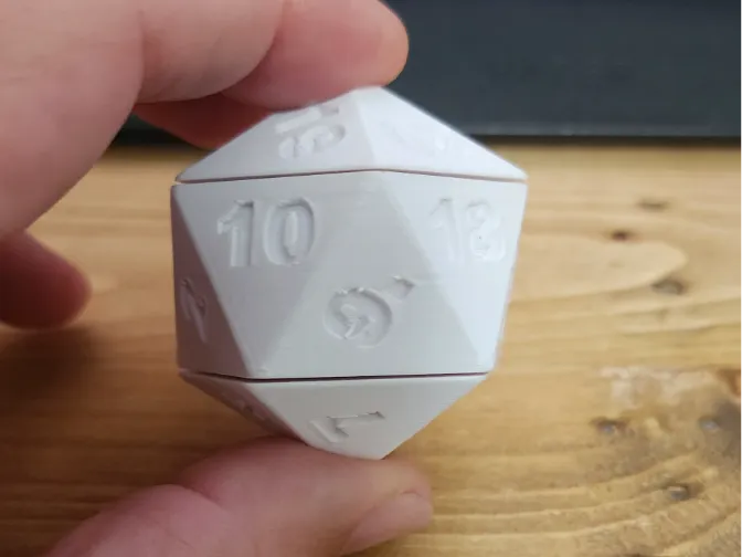 D20 Dice Fidget Spinner