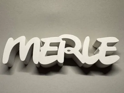 Merle Disney signature