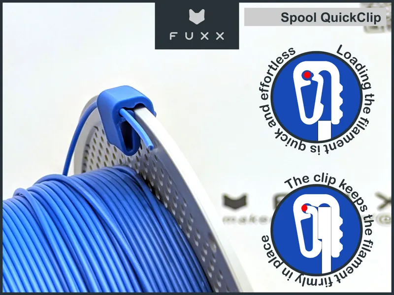 Spool QuickClip - Fix your filament fast and safe