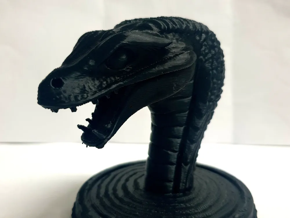 Snake bust, snake by marcoking79 - MakerWorld image.