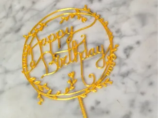Cake Topper Happy Birthday