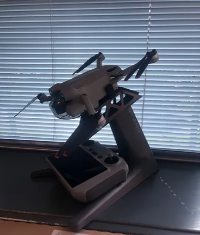 DJI Mini 4 Pro AMS Lite Display Stand - Free 3D Print Model - MakerWorld