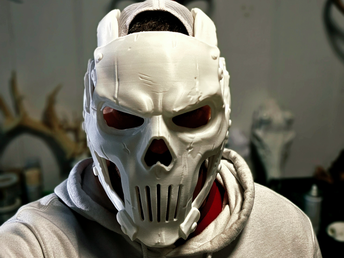 Skull Helmet Mask - Wearable - 1