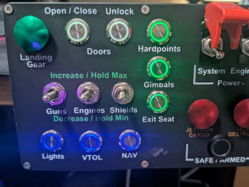 Star Citizen Multi Function Panel v2.0