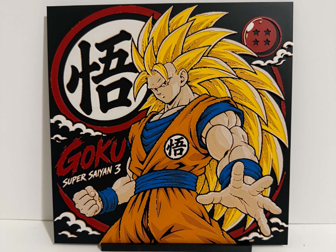 Super Saiyan 3 Goku 3D model