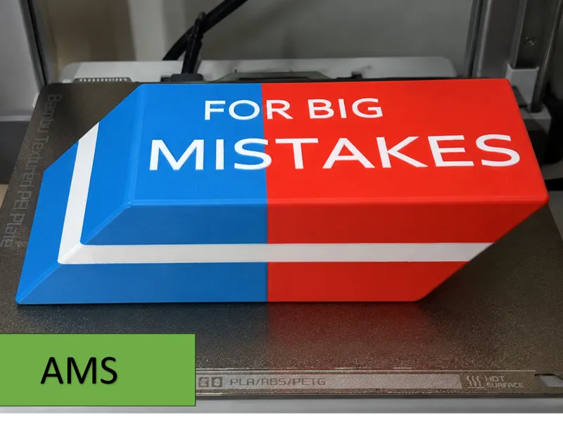BIG ERASER FOR BIG MISTAKES - ams