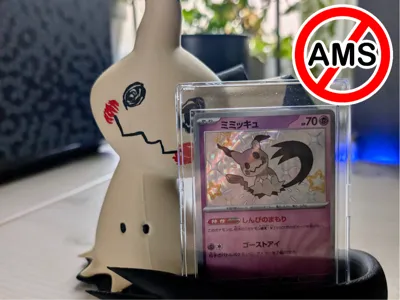 Mimikyu Pokemon Card Display NO AMS - Free 3D Print Model - MakerWorld Mimikyu Pokemon Card Display NO AMS - Free 3D Print Model - MakerWorld
