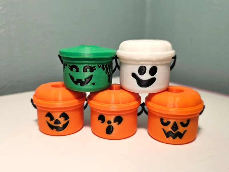 Boo Bucket Straw Buddies
