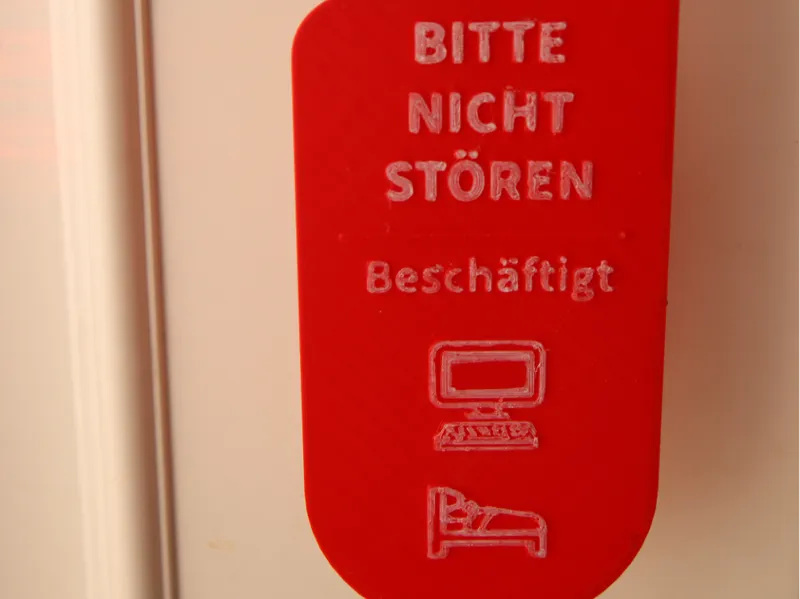 Türschild - Bitte nicht stören