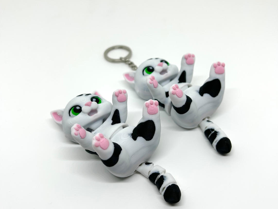 Flexi cute cat - Toy/Keychain