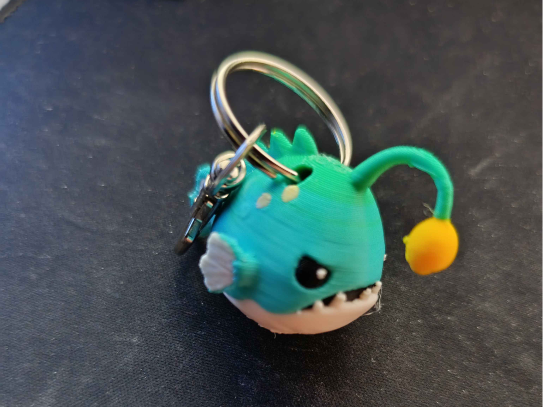 Laternenfisch Chibi Keychain
