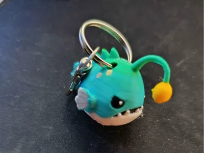 Anglerfish Chibi Keychain