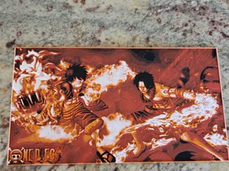 Ace and Luffy Battle Ready Hueforge Art