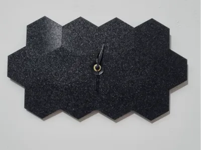 Modular Hexagon Wall Clock