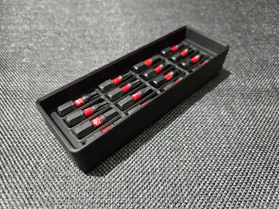 Gridfinity - Screwdriver bits - 25mm/1inch