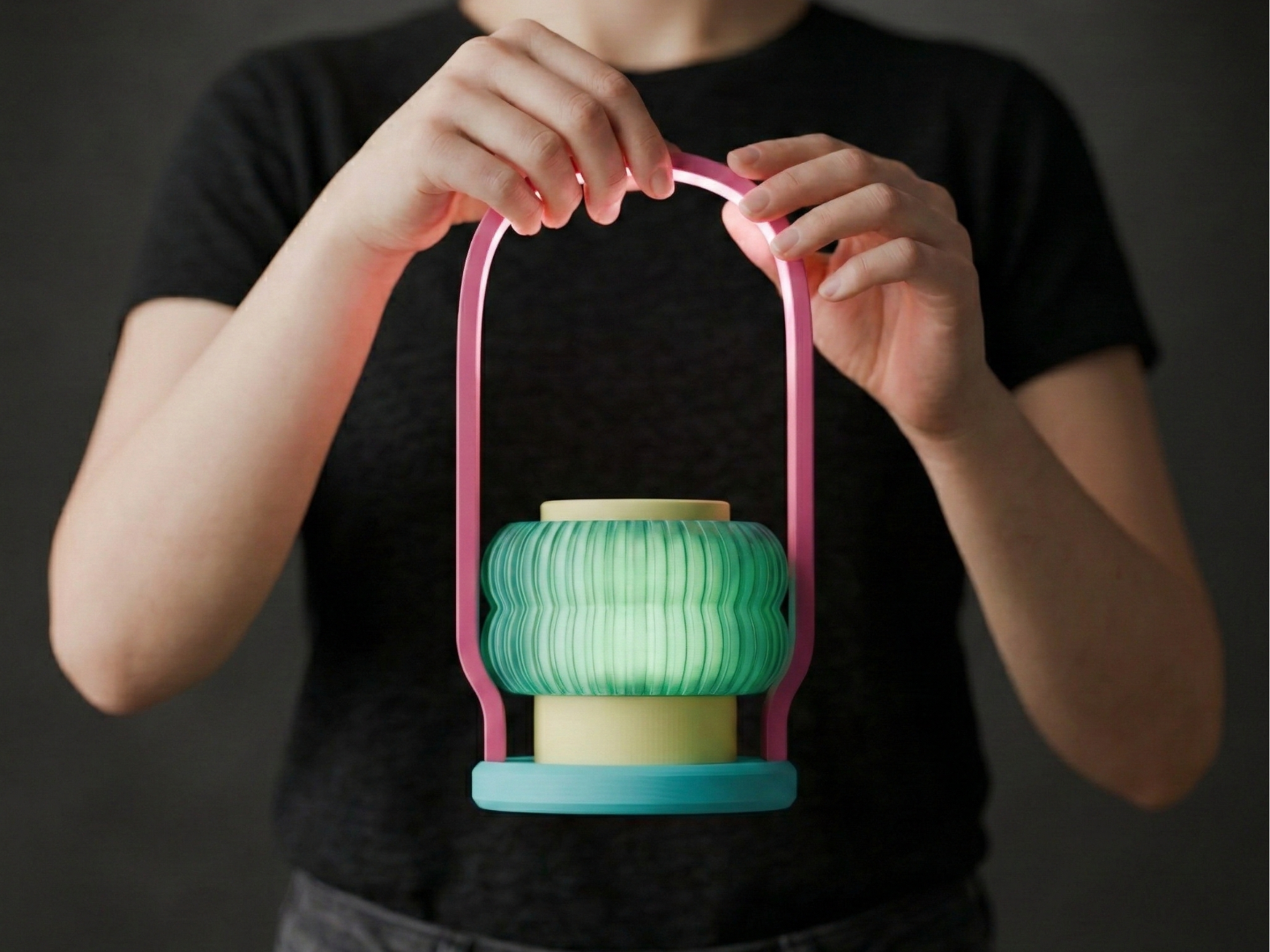 Modern Wireless Lantern with Removable Dock