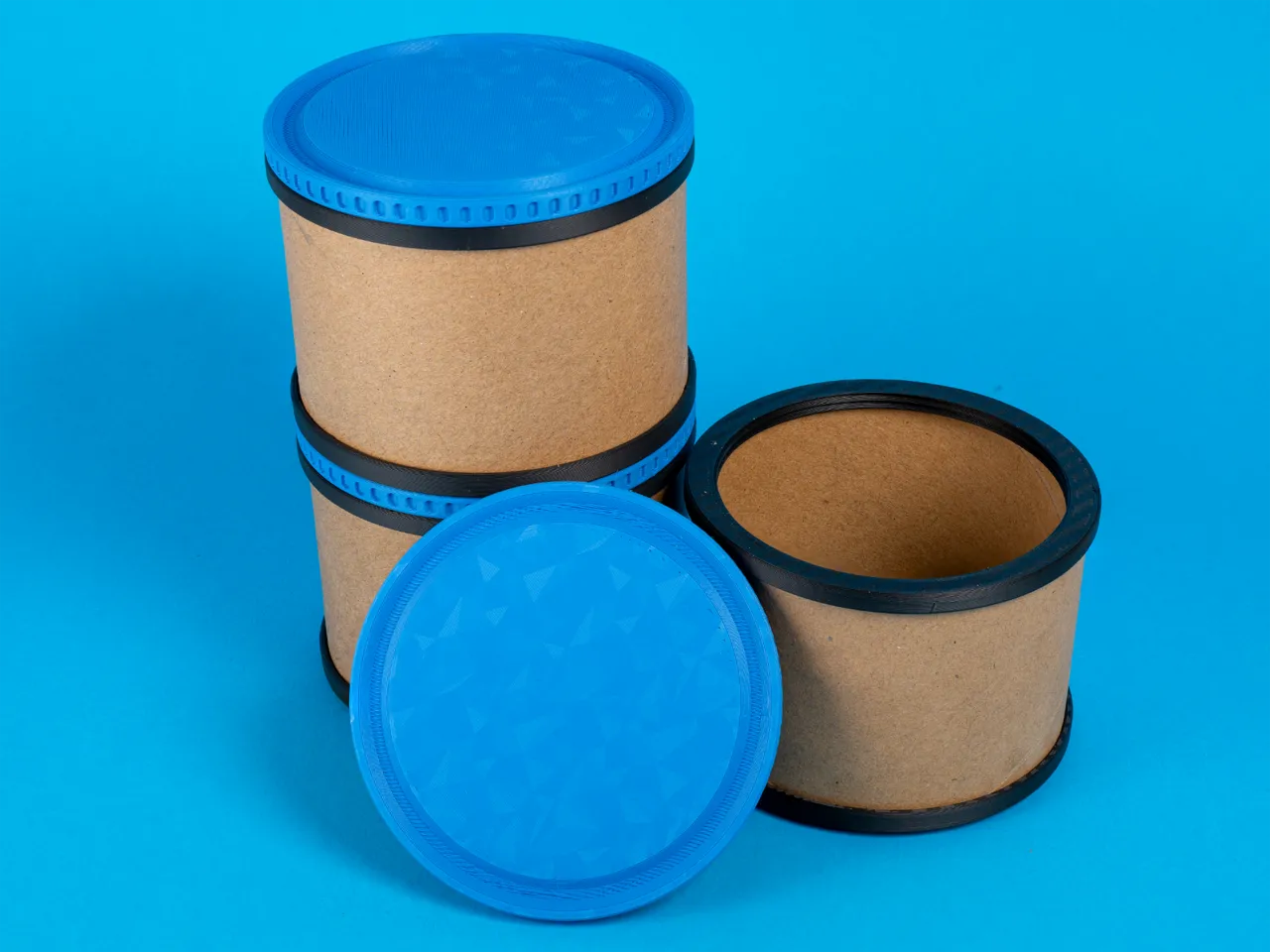 Lightweight Recycled Box | Stackable view 2
