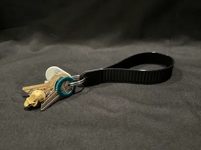 TPU Wrist Lanyard Key Fob Strap  - PETG Clip